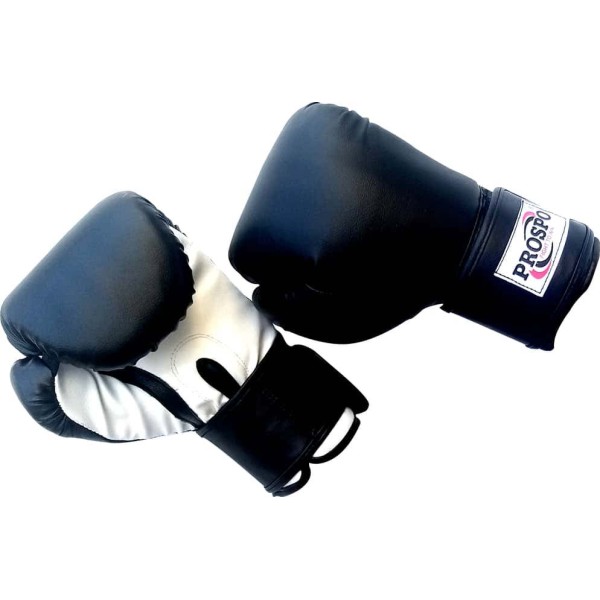 PROSPO Hard Canvas Punching Bag Handwrap Boxing Gloves  (Colour May Vary)