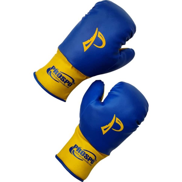 Prospo Laceless Boxing Gloves (Youth) - Blue Yellow