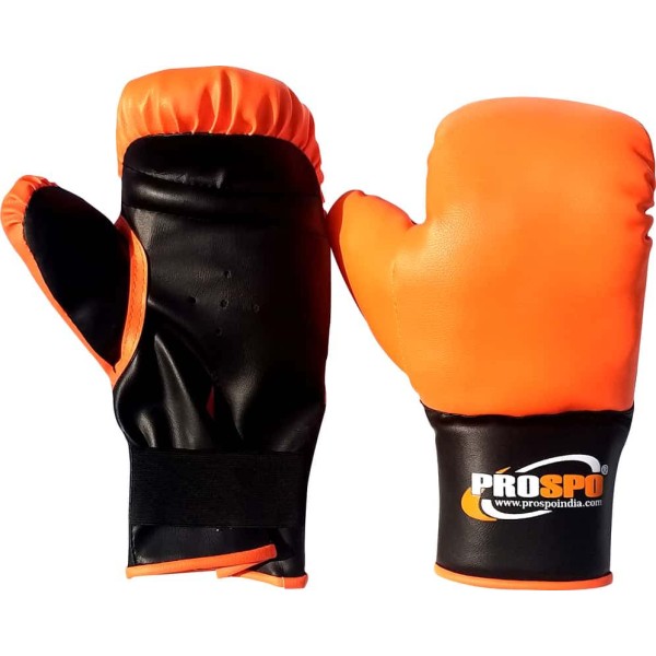 Prospo Laceless Boxing Gloves (Youth) - Orange  Black