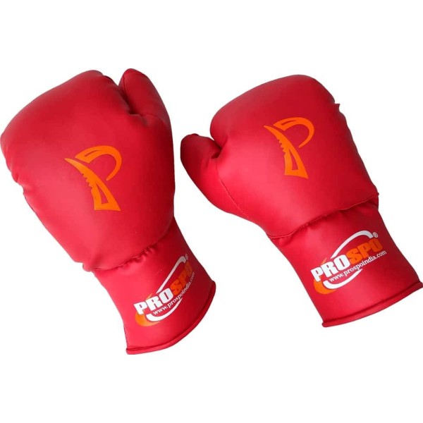 Prospo Laceless Boxing Gloves (Youth) - Red