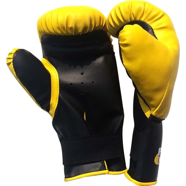 Prospo Laceless Boxing Gloves (Youth) - Yellow Black