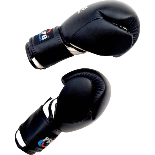 Prospo Top-Grade Boxing Gloves - Black