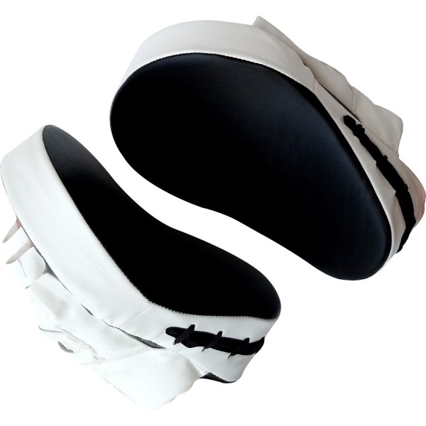 PROSPO Boxing Curved Focus Pad Punching  Mitts  - Black and White