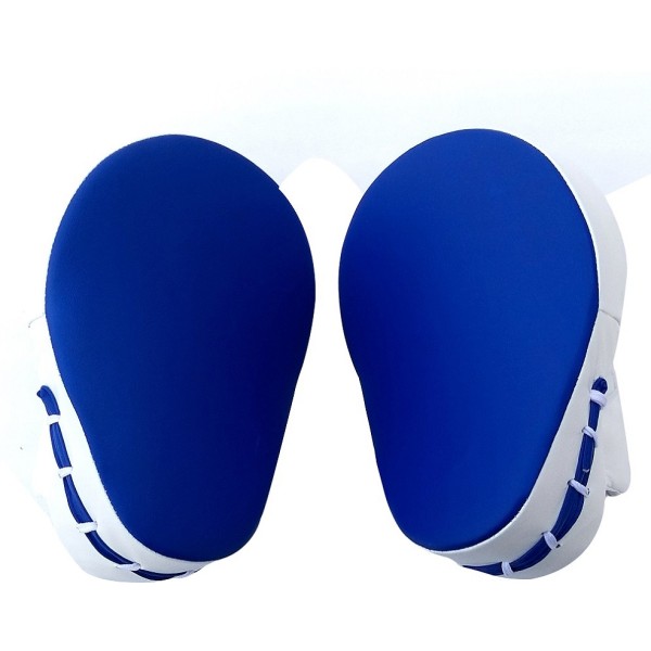 PROSPO Boxing Curved Focus Pad Punching Mitts  - Blue and White