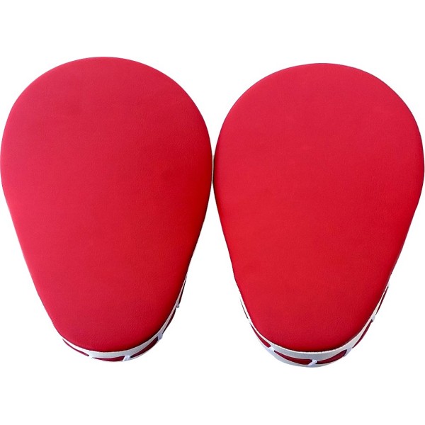 PROSPO Boxing Curved Focus pad Punching Mitts  - Red and White