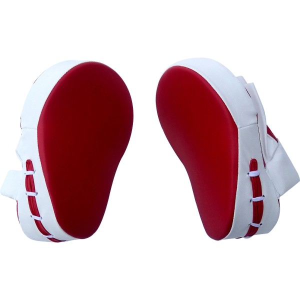 PROSPO Boxing Curved Focus pad Punching Mitts  - Red and White