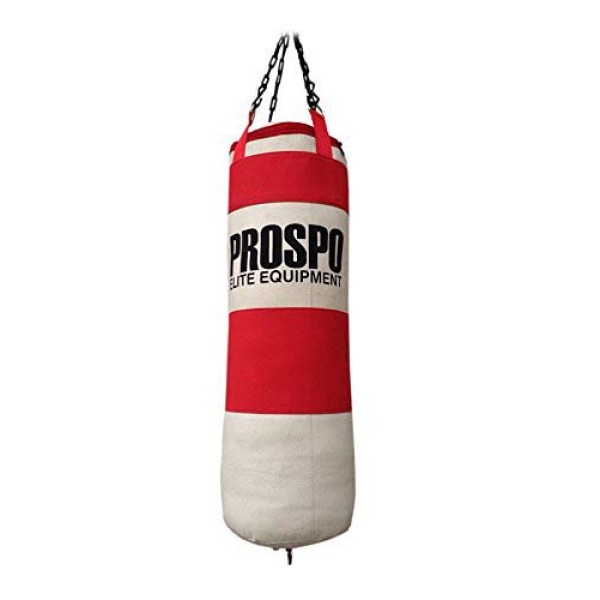 Prospo Duty Canvas Hanging Punching Bag (Color may vary)