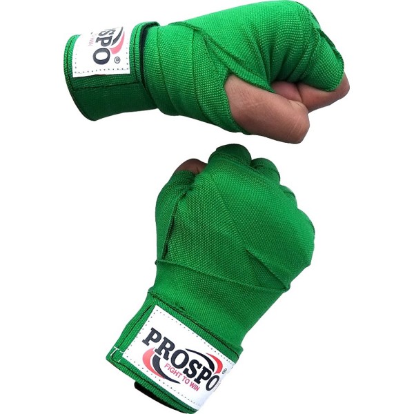 PROSPO Boxing Mexican Stretch  Handwraps - Green