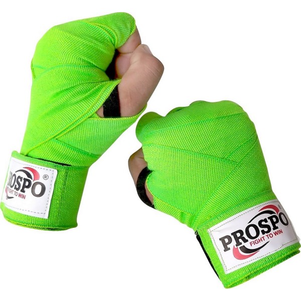 PROSPO Boxing Mexican Stretch  Handwraps - Neon Green
