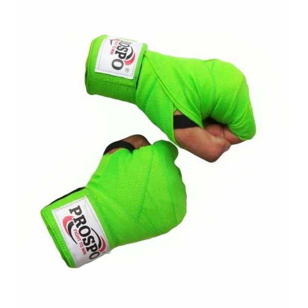 PROSPO Boxing Mexican Stretch  Handwraps - Neon Green