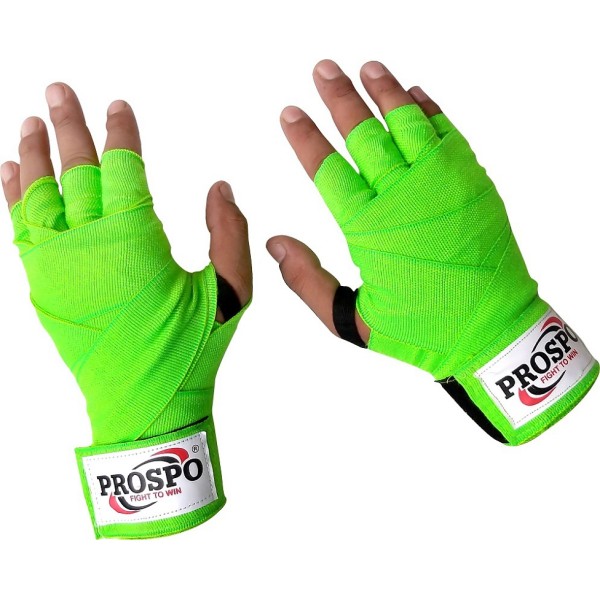 PROSPO Boxing Mexican Stretch  Handwraps - Neon Green