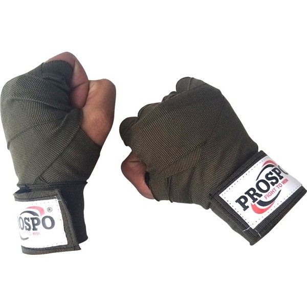PROSPO Boxing Mexican Stretch  Handwraps - Olive