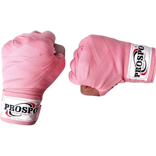 PROSPO Boxing Mexican Stretch  Handwraps - Pink