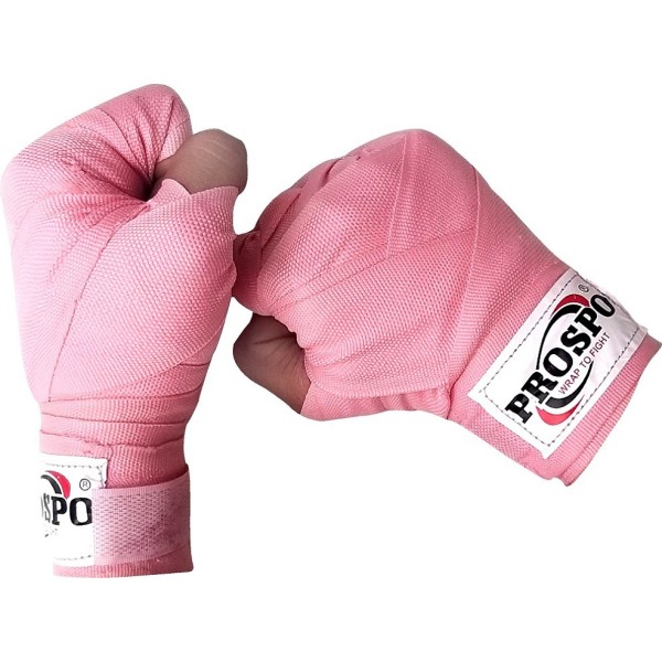 PROSPO Boxing Mexican Stretch  Handwraps - Pink