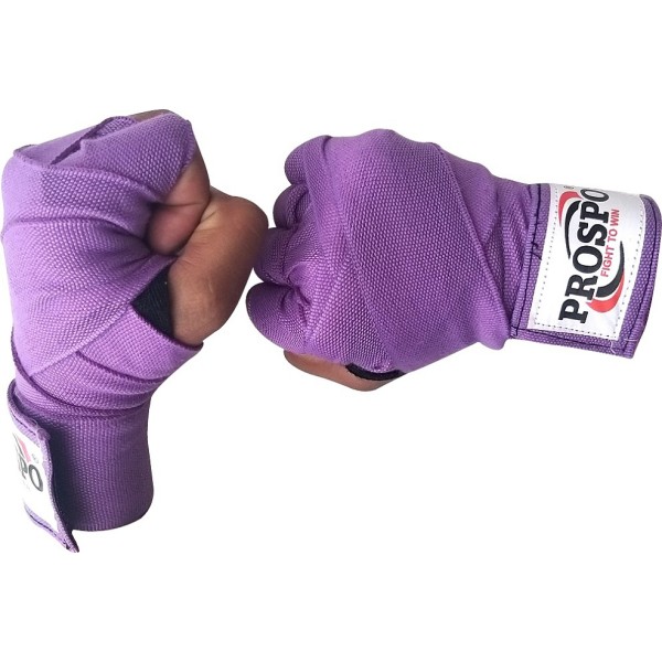 PROSPO Boxing Mexican Stretch  Handwraps - Purple