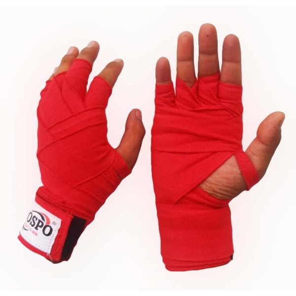 PROSPO Boxing Mexican Stretch  Handwraps - Red