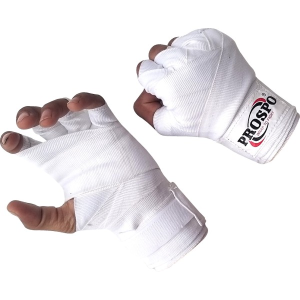 PROSPO Boxing Mexican Stretch  Handwraps - White