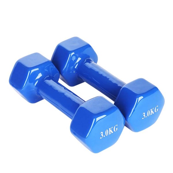 PROSPO SUPERSOFT UNISEX DUMBBELLS (PAIR OF 3 KG EACH)