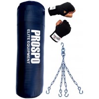 PROSPO 36 inch SRF Punching Bag, Handwrap, Chain