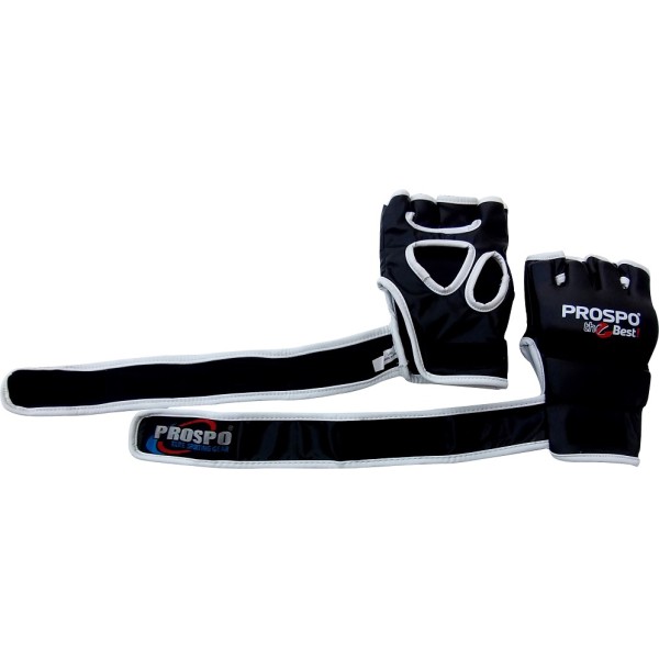 PROSPO Combat MMA Gloves without Thumb - Black