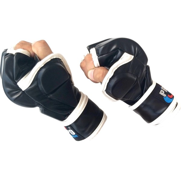 PROSPO Combat MMA Gloves with Thumb - Black