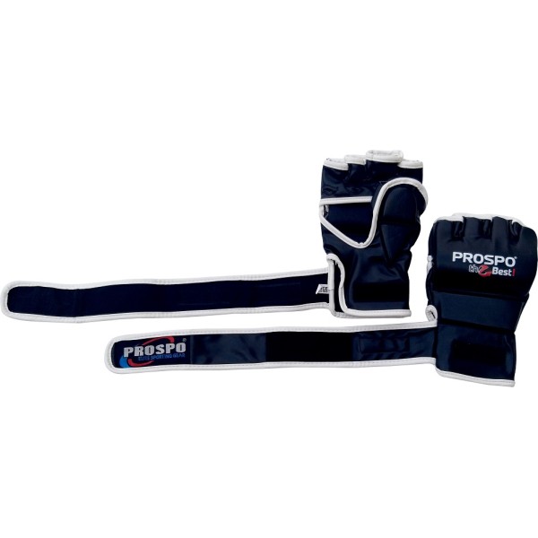 PROSPO Combat MMA Gloves with Thumb - Black