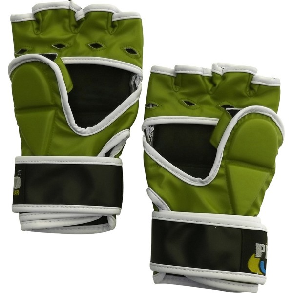 Combat MMA Gloves with Thumb - Green