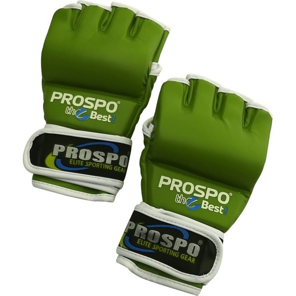 Combat MMA Gloves with Thumb - Green