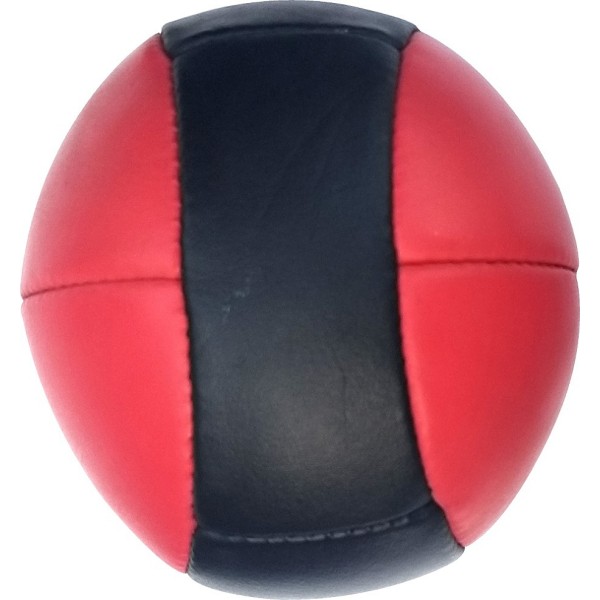 Boxing Leather Speed Ball  With Steel Swivel - Red & Black