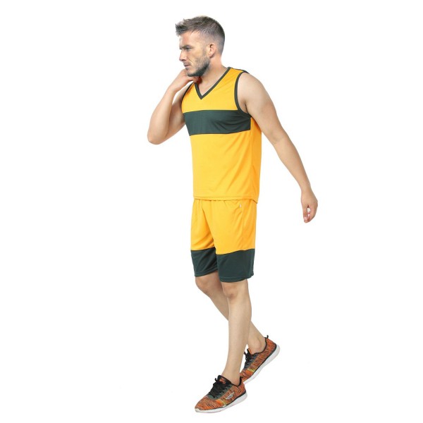 Trendy Ravishing Basketball Contrast mens T-shirt and shorts