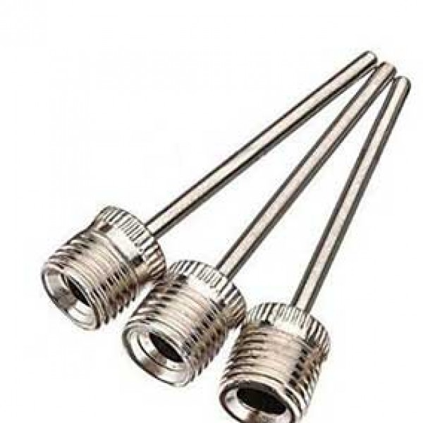 Prospo Stainless Steel Inflating AIR Pump Needle for Soccer, Basketball, Football - 10 Pieces