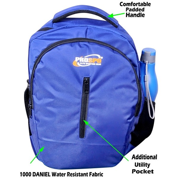 MULTIUTILITY BACKPACK IDEAL FOR OFFICE/ CASUAL - 17.5” BLUE