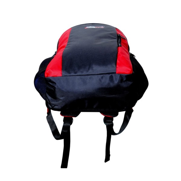 MULTIUTILITY BACKPACK IDEAL FOR OFFICE/ CASUAL- 17” BLACK RED