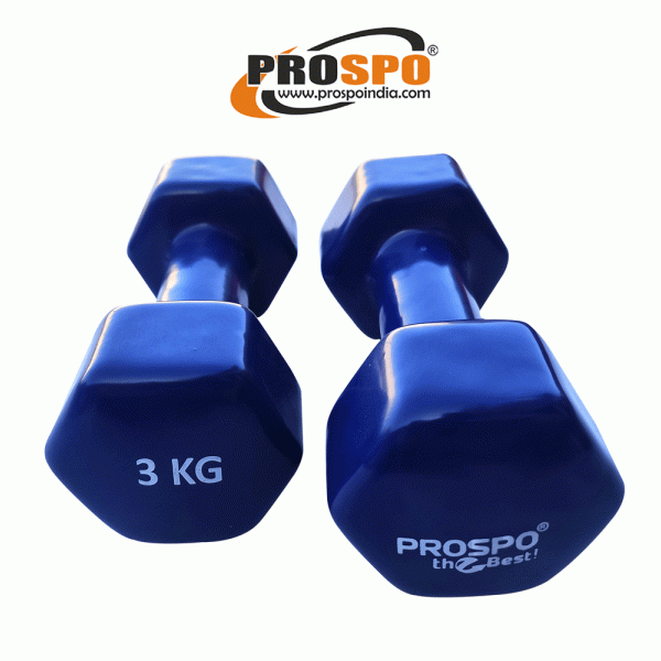 Prospo Dumbbells Blue 3 KG