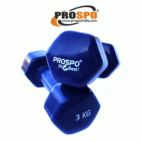 Prospo Dumbbells Blue 3 KG
