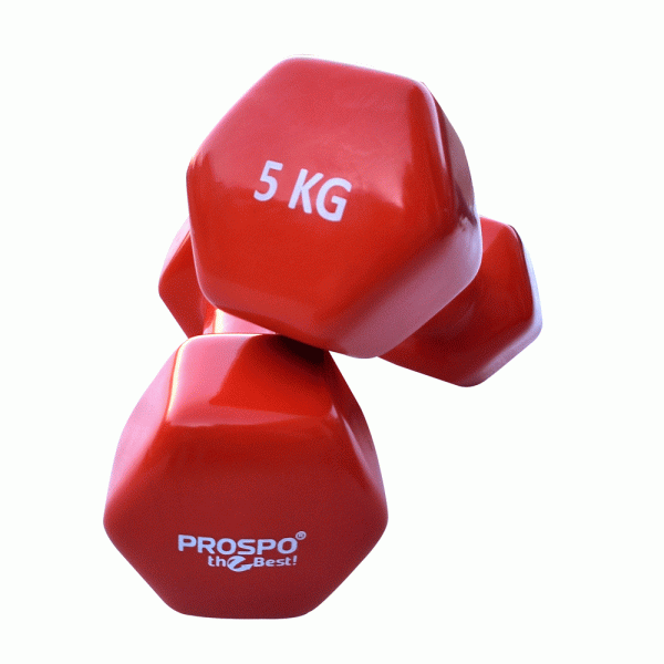 Prospo Dumbbells Orange 5 KG