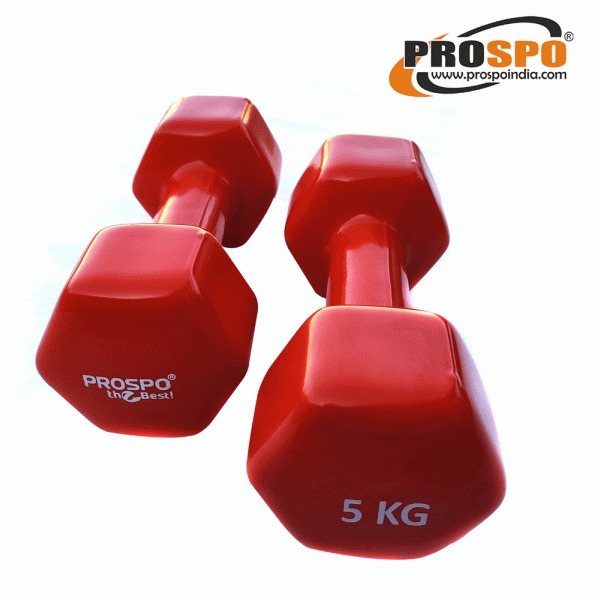 Prospo Dumbbells Orange 5 KG