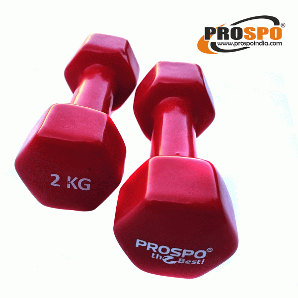  Prospo Dumbbells Red 2 KG