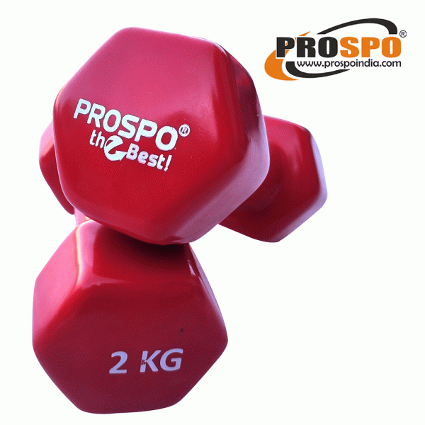  Prospo Dumbbells Red 2 KG