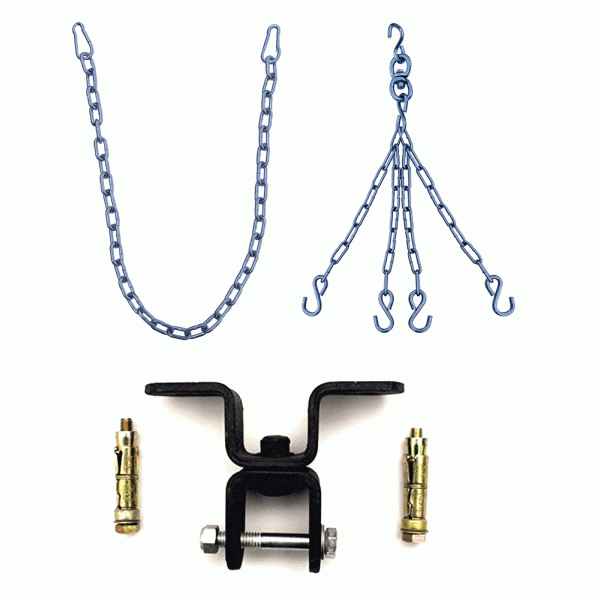 Prospo Boxing Hanging Tri-Combo- Roof Ceiling Hook, Heavy bag Chain, Extension Chain