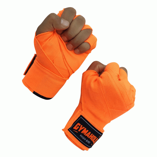Gymaholic Handwraps Orange (108 inch)