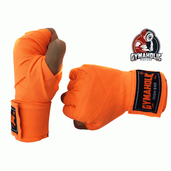 Gymaholic Handwraps Orange (108 inch)