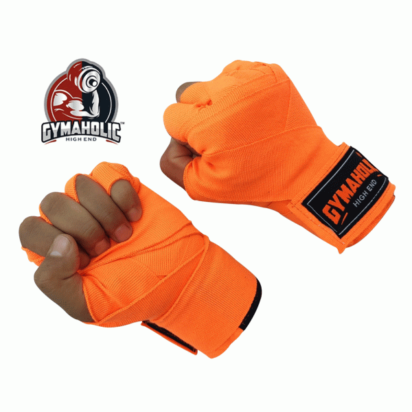 Gymaholic Handwraps Orange (108 inch)