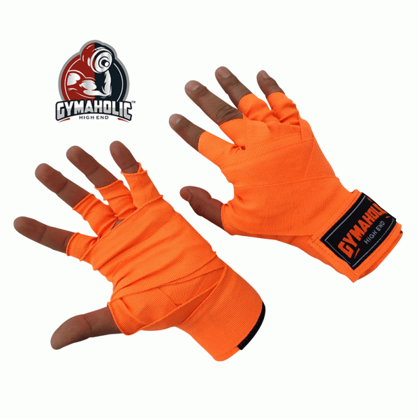 Gymaholic Handwraps Orange (108 inch)