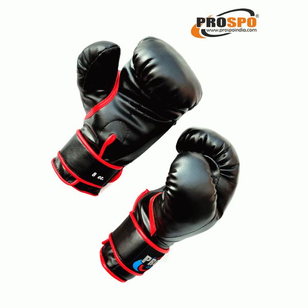 Prospo  Boxing Gloves for Men (Black) – Size 8oz, 10oz, 12oz and 14oz