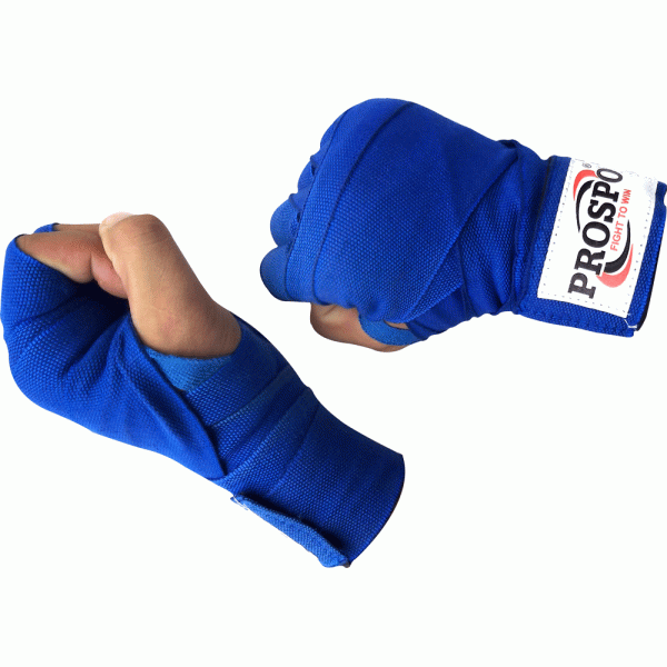 Prospo  Boxing Glove and Hand Wrap - COMBO (Blue)