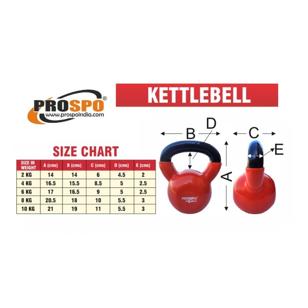 Prospo Kettlebell - BLUE 6 KG