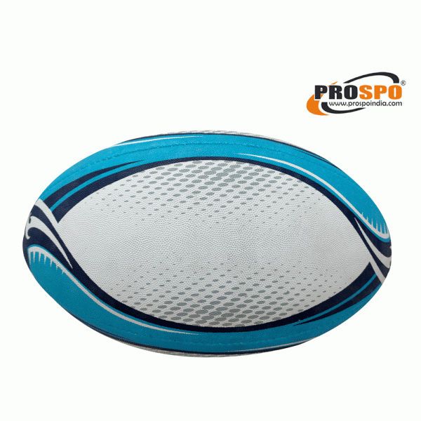 Prospo Rugby Ball, Official Size 5 (BLUE)