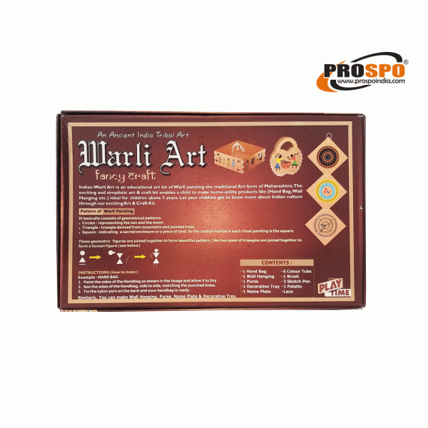 Prospo Warli Fancy Craft Kit, Creativity Artwork for Child, Creative Toy Set