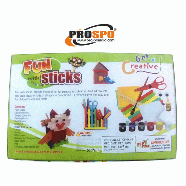 Fun With Sticks Game, Board Game For Kids